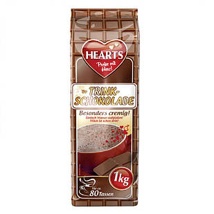 Капучіно Hearts Trink Schokolade, 1кг (Гарячий Шоколад) Німеччина. Напій кавовий швидкорозчинний