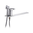 Біде приставка до унітазу зі змішувачем і з гігієнічним душем колір хром Lidz (CRM) 20 38 024 01, фото 2