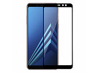 Стекло 5D Samsung Galaxy A8 (2018) Черный