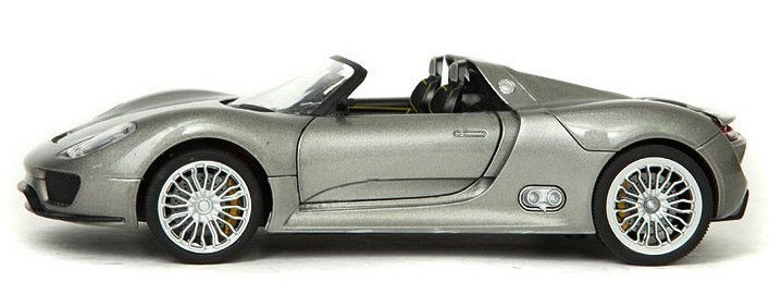 Машинка р/у 1:24 Meizhi лиценз. Porsche 918 металлическая (серый) - фото 2 - id-p824947860