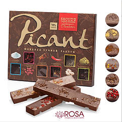 Набір шоколадних плиток "Picant", 180 грамів