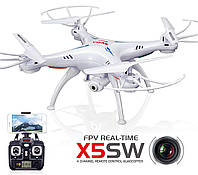 Квадрокоптер р/у Syma X5SW с камерой WiFi (белый)