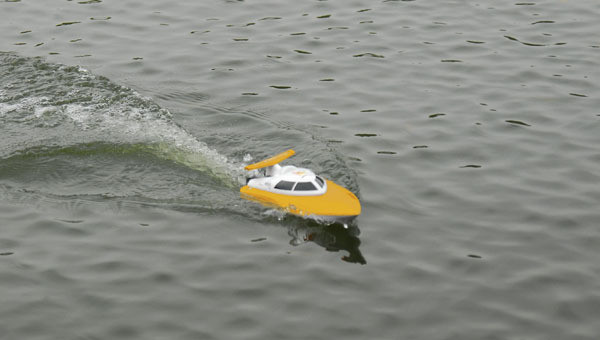 Катер на радиоуправлении Fei Lun FT007 Racing Boat (желтый) - фото 8 - id-p824949099