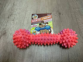 Sum-Plast Іграшка для собак Гантель із шипами No3, d19см.