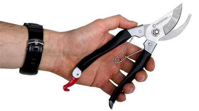 Секатор садовий 200 мм INTERTOOL FT-1001