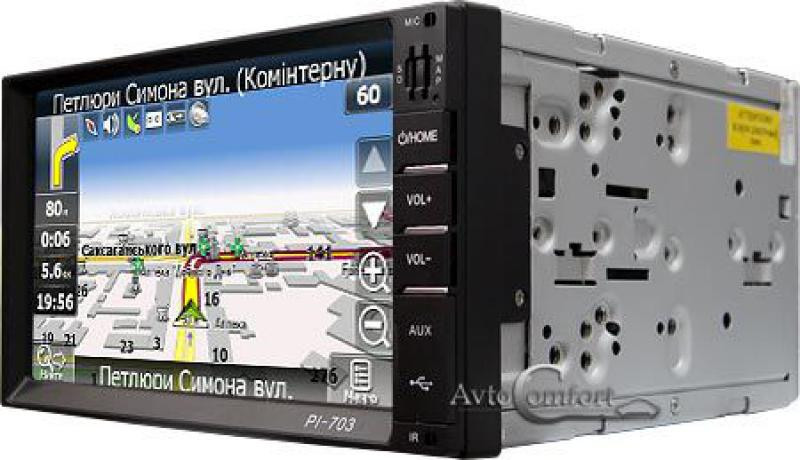 Автомагнітола PI-703 2Din GPS навігатор, FM-тюнер, ТВ-тюнер
