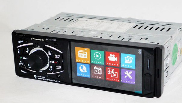 Автомагнітола MP5 Pi 4011 CRB екран 4.1 usb сенсорний магнітола з відео