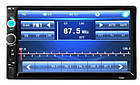 Магнітола 2 дін 7010B автомагнітола з Екраном 7" дюймів сенсор + USB, SD, FM, Bluetooth+КАМЕРА!, фото 2