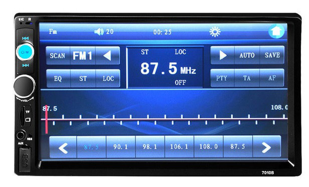 Магнитола 2 дин 7010B автомагнитола с Экраном 7" дюймов сенсор + USB, SD, FM, Bluetooth+КАМЕРА! - фото 2 - id-p825142240