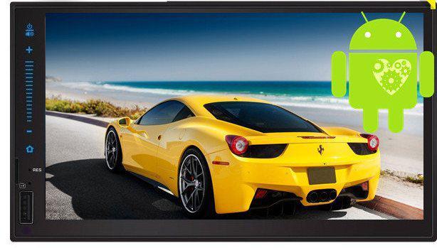 Мультимедійна Автомагнітола 2DIN 6521 (без диска) Android 6, 3USB/Wi-fi/GPS/BT/7"