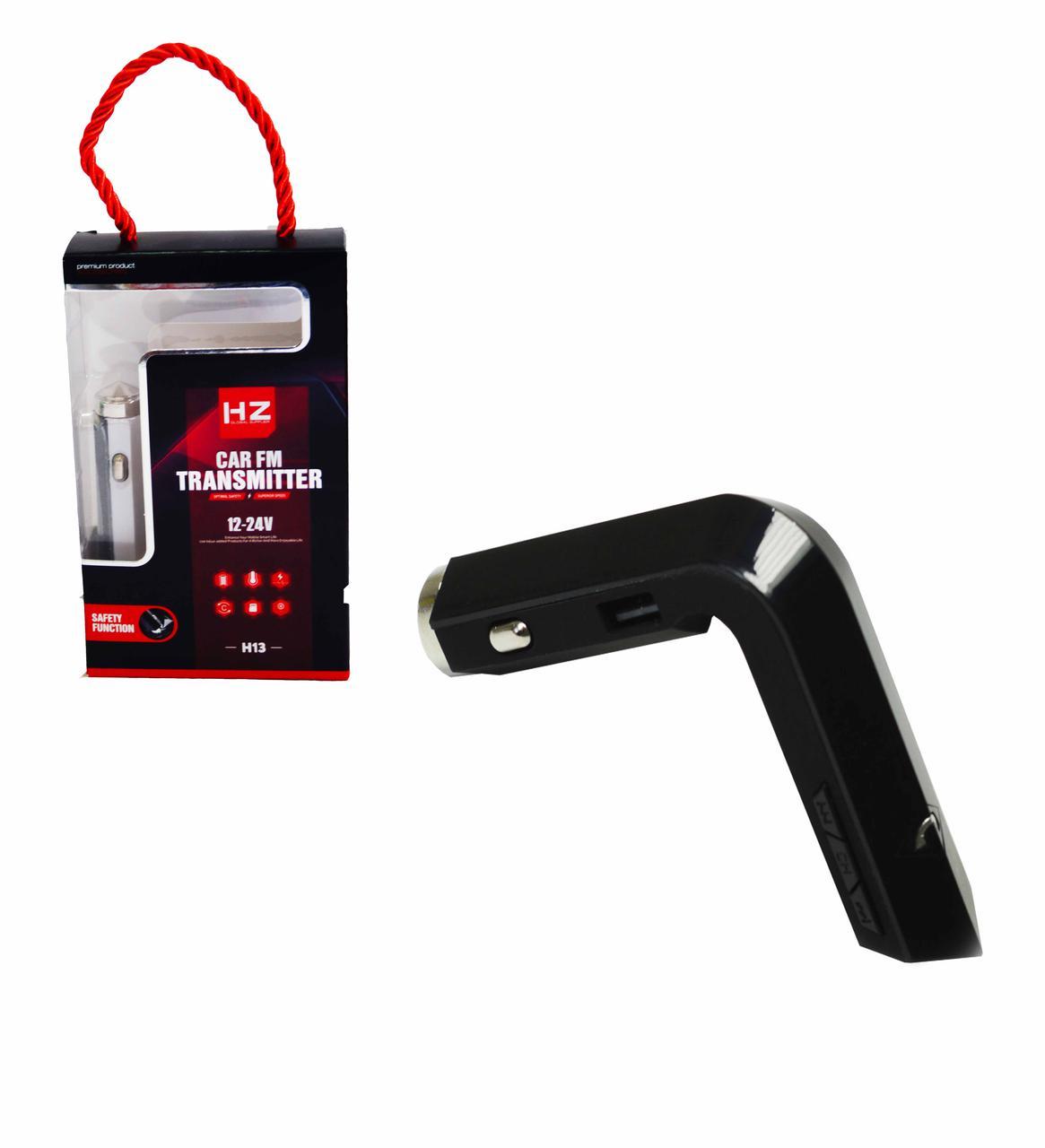 Автомобільний FM трансмітер модулятор авто MP3 HZ H13 , фото 1