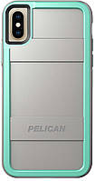 Чехол на iPhone X / XS Pelican Protector - Aqua/Gray БЕЗ КОРОБКИ
