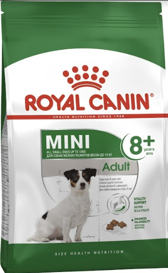 Сухий корм Royal Canin Adult Mini 8+ для літніх собак дрібних порід від 8 років 2 кг.