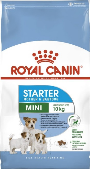 Сухий корм Royal Canin Mini Starter для цуценят 2 місяців, годуючих сук дрібних порід 3 кг