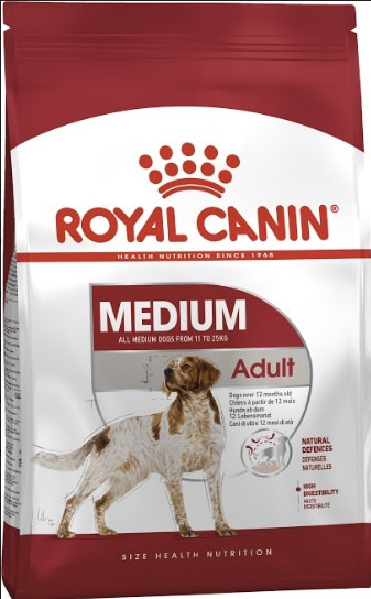 Сухий корм Royal Canin Medium Adult для дорослих собак середніх порід 15 кг