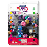 Подарунковий набір Фімо Софт "Основні кольори", 24шт. бруски по 25г у фірмовій упаковці (Німеччина)