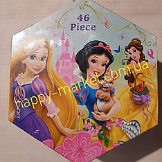 Набір для дитячої творчості "Принцеси" (46 предметів) шестигранний
