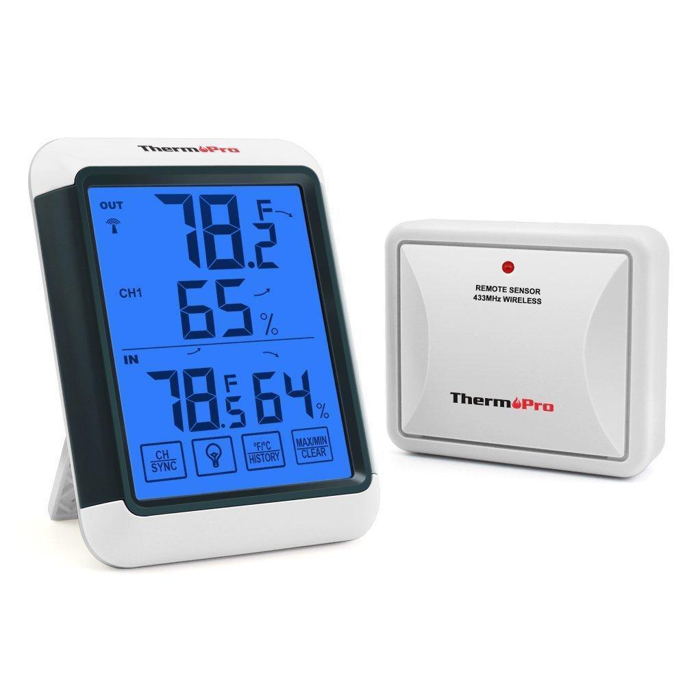 Термогігрометр з віддаленим датчиком ThermoPro TP-65С (-20..+70°C; 10-99%)