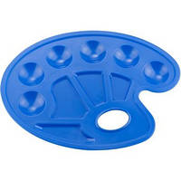 Палітра для малювання ZiBi пластикова синя 22,5*16см