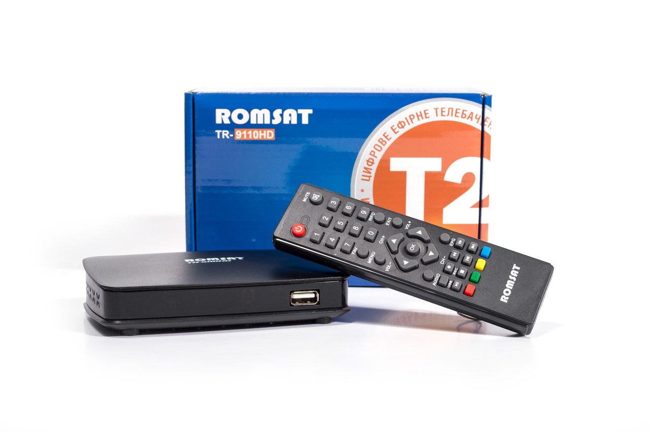 Ресивер (тюнер) Т2 Romsat TR-9110HD, фото 1
