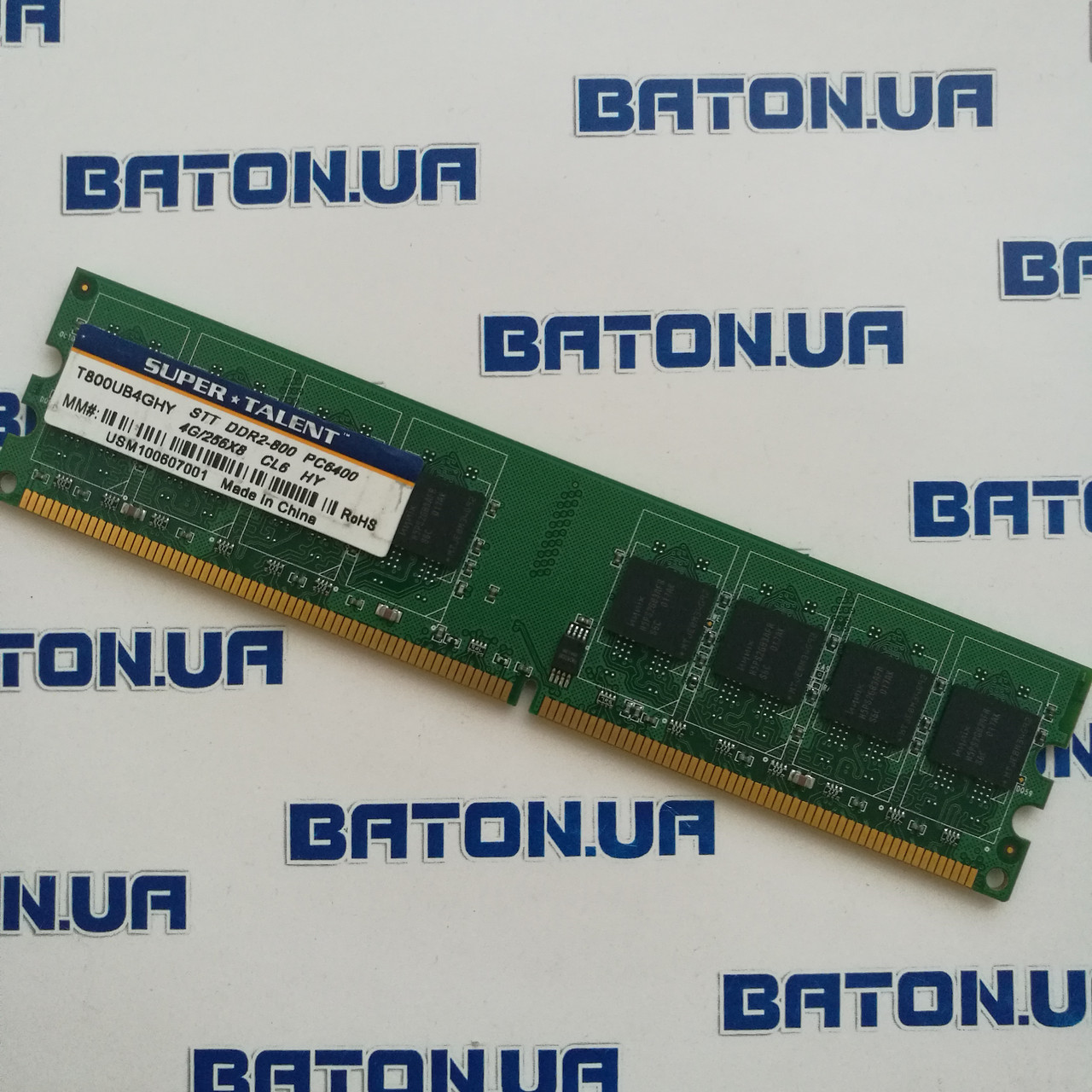 Оперативная память Super Talent DDR2 4Gb 800MHz PC2 6400U CL6 (T800UB4GHY)