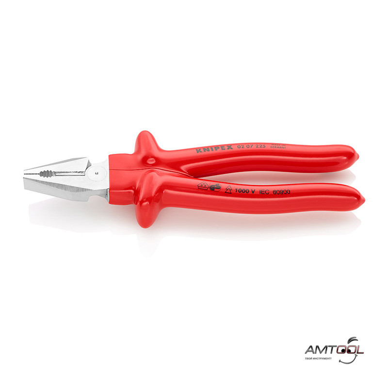 Плоскогубці комбіновані VDE 225 мм — Knipex 02 07 225