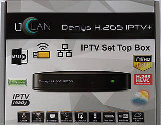 UClan Denys H. 265 IPTV + (PLUS) + останнє ПЗ + гарантія 6 місяців!