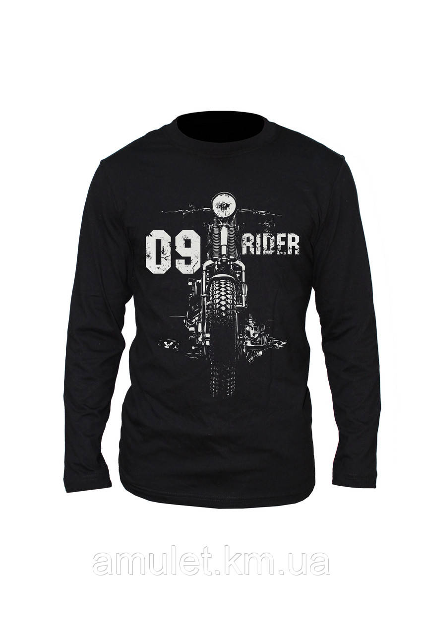 Лонгслів футболка байкерська "Rider 09"