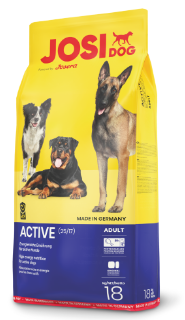 Сухий корм JosiDog ACTIVE 25/17 (ЙозиДог Актив) для дорослих активних собак, 900 г