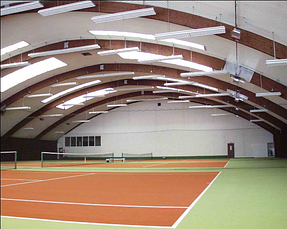 Опалення критих тенісних кортів енергозберігаючим і ефективним опаленням SBM.