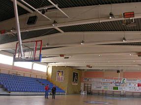 Опалення критих тенісних кортів енергозберігаючим і ефективним опаленням SBM.