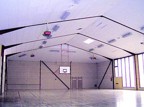 Опалення критих тенісних кортів енергозберігаючим і ефективним опаленням SBM.