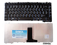 Оригинальная клавиатура Toshiba Satellite A200, A205, A210, A215, A300, A305, A350 series, ru, black, глянец