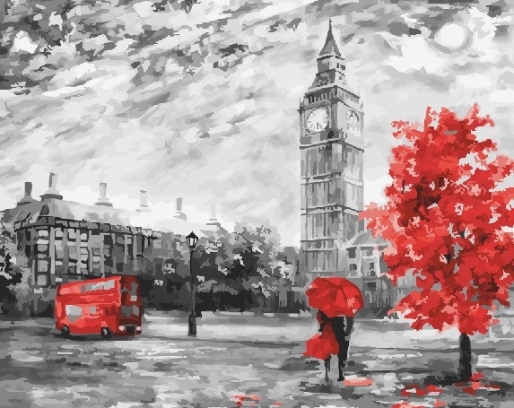 Картина за номерами Осінь у Лондоні