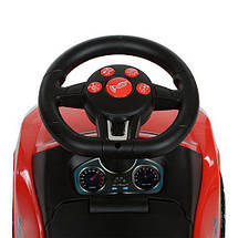 Толокар BMW (3147B-3),Червоний, MP3, світло, звук, фото 6