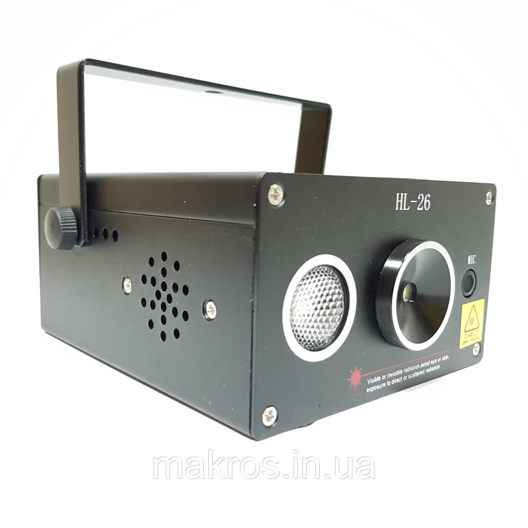 Лазерна установка HL-26 з USB і синьою підсвіткою, фото 1
