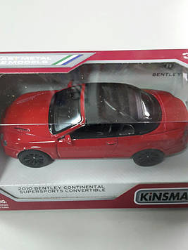 Машинка Kinsmart 2010 Bentley Continental Supersports