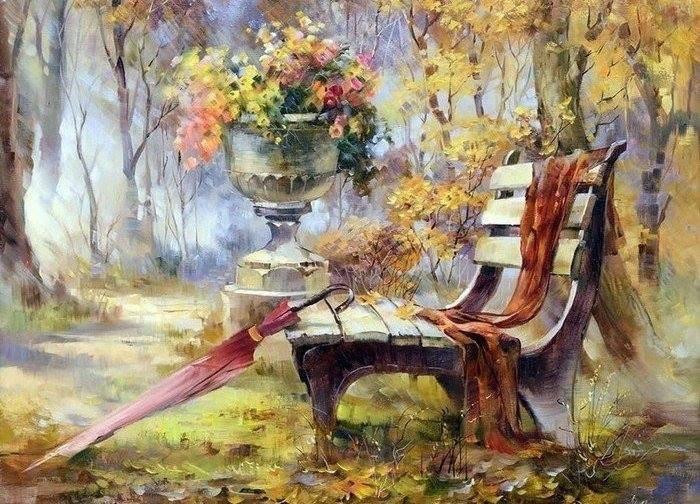 Алмазна мозаїка Мальовнича осінь DM-264 (40 х 50 см) ТМ Алмазна мозаїка, фото 1