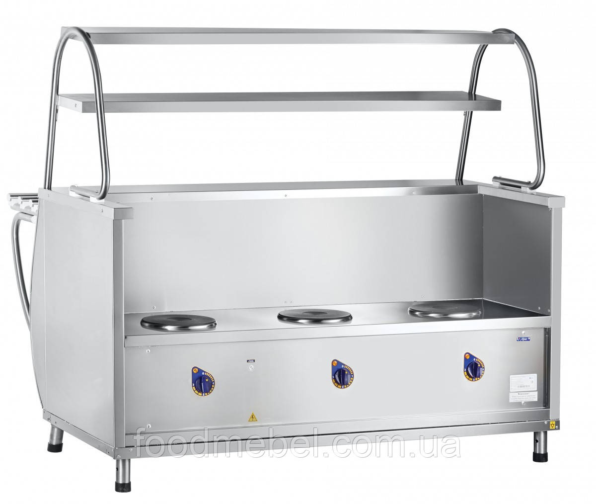 Марміт перших страв 1500 мм на 3 конфорки підлоговий, фото 1
