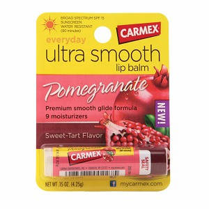 Зволожувальний бальзам-стик для губ Carmex "Гранат" Ultra Smooth Lip Balm Stick SPF 15 Pomegranate 4 г