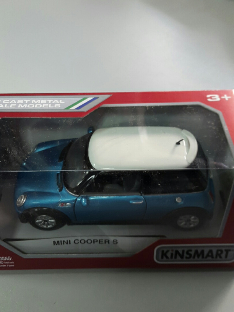 Машинка Kinsmart Mini Cooper s