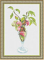 Набор для вышивки крестом Яблочный коктейль OLANTA VN-034