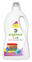 Гель для прання кольорової білизни з пробіотиками Organics COLOR, 1 л