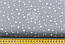 Бязь "Мікро зірочки" білі на сірому (№1646а), фото 2
