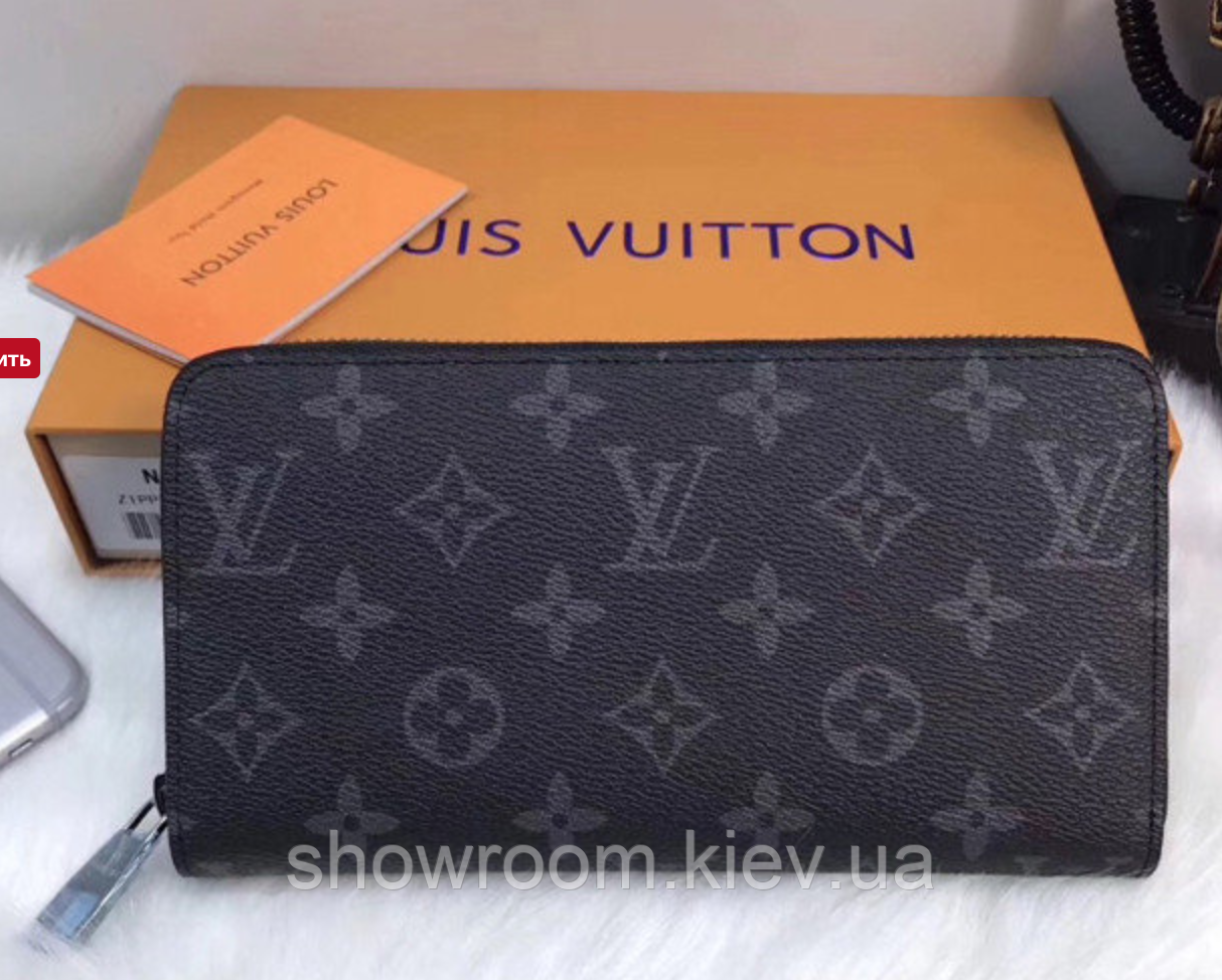 Жіночий гаманець Louis Vuitton (60017) dark grey