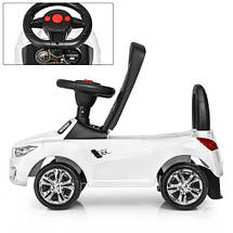 Толокар BMW (M 3147B-1), білий, MP3, світло, звук, фото 2