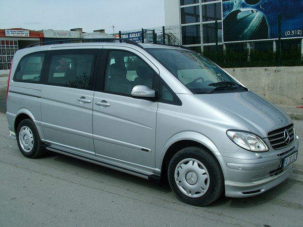 Губа обвіс переднього бампера Mercedes Vito W639