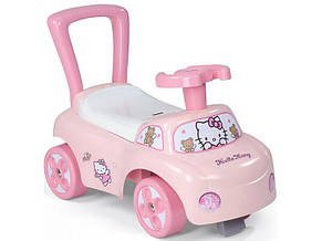 Автомобіль дитячий із батьківською ручкою Smoby Hello Kitty, фото 2