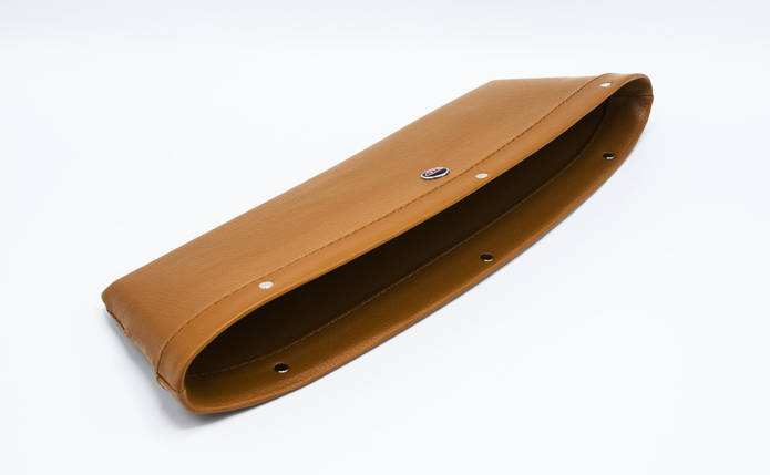 Автомобільний кишеню-органайзер Type-2 Brown з логотипом KIA штурхав для автомобіля подарунок, фото 2