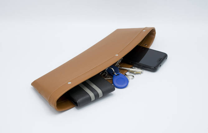 Автомобільний кишеню-органайзер Type-2 Brown з логотипом KIA штурхав для автомобіля подарунок, фото 2